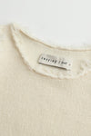 SWAYING/KNIT hairy hook tank top SW24SS1T01 off-white PS72
